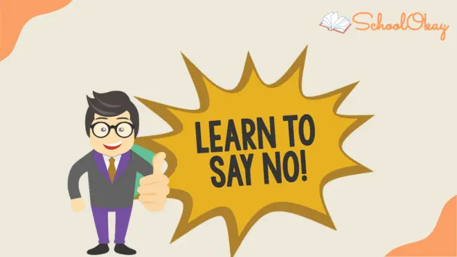 learn to say no