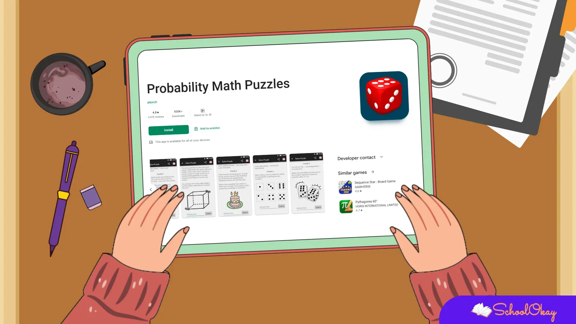 Probability math puzzles 