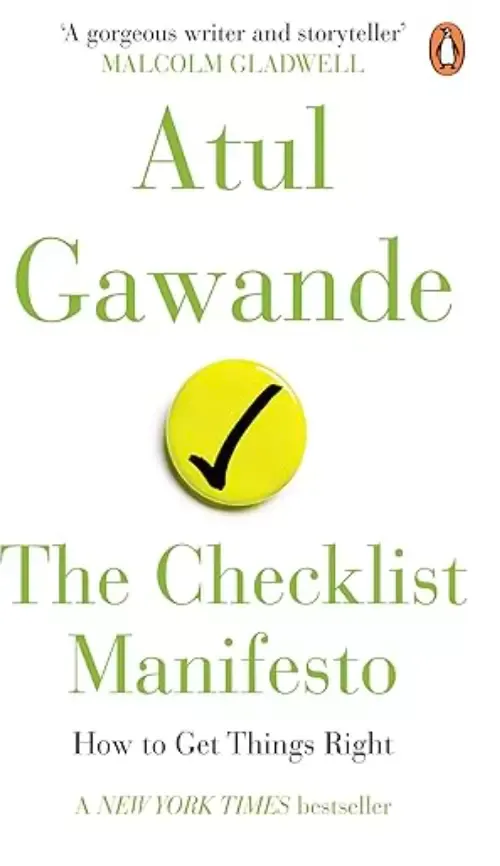 The checklist manifesto