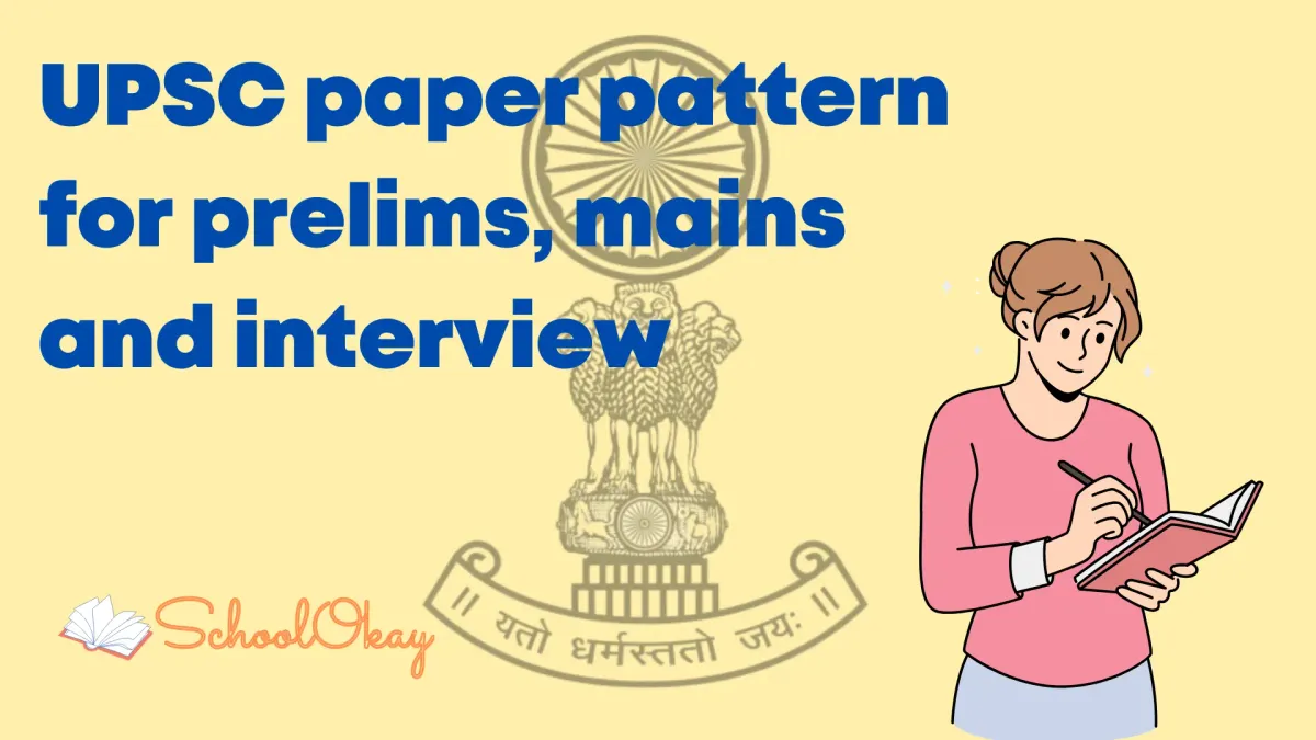 UPSC paper pattern for prelims, mains and interview