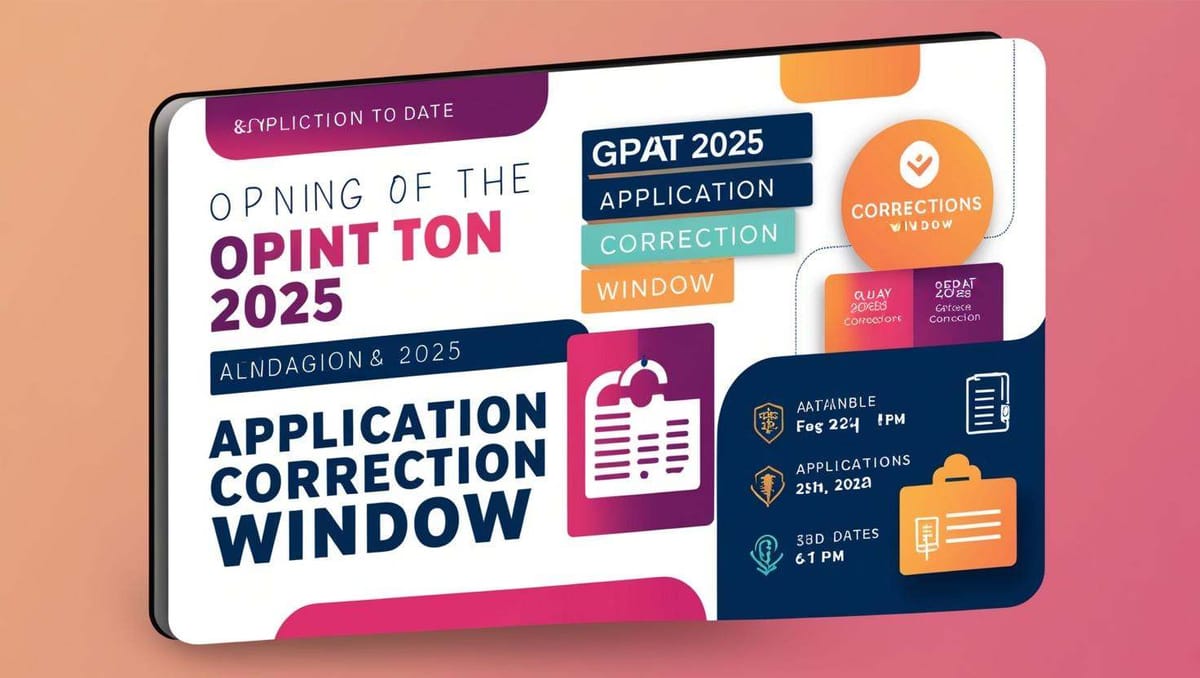 GPAT 2025 Application Correction Window Opens Today: Full Phase Details