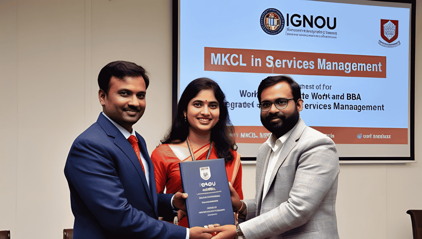 IGNOU Partners with MKCL for Work-Integrated BBA in Services Management