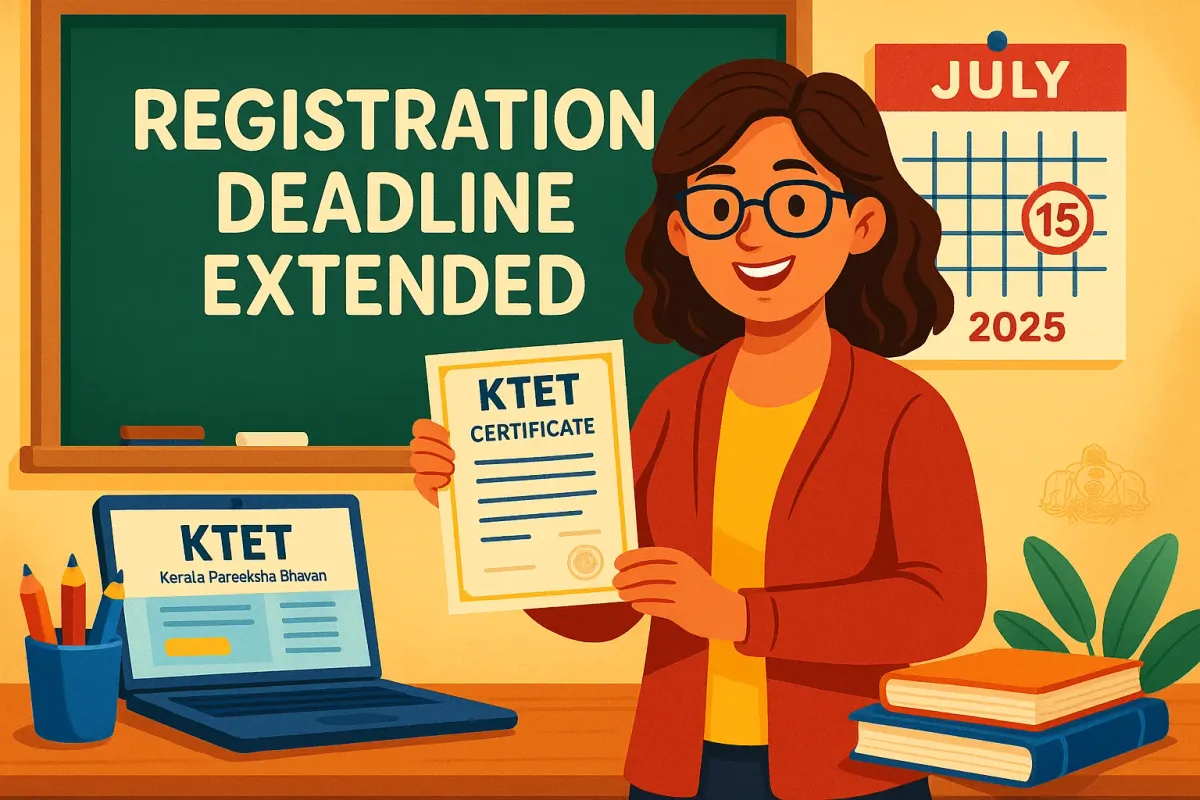 Kerala Pareeksha Bhavan Extends KTET June 2025 Registration Deadline: New Date Announced