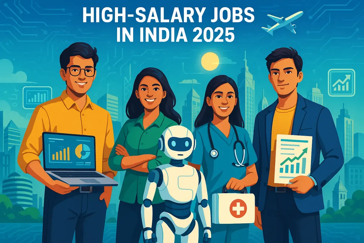 Top High-Salary Jobs in India for Students in 2025