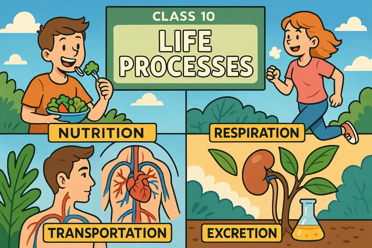 Class 10th science biology chapter life process PDF download and notes download