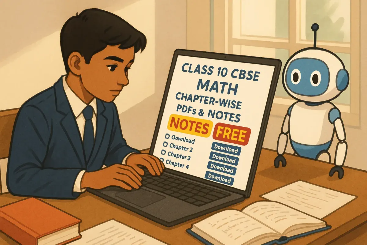NCERT class 10 math PDF chapter-wise PDF and notes PDF