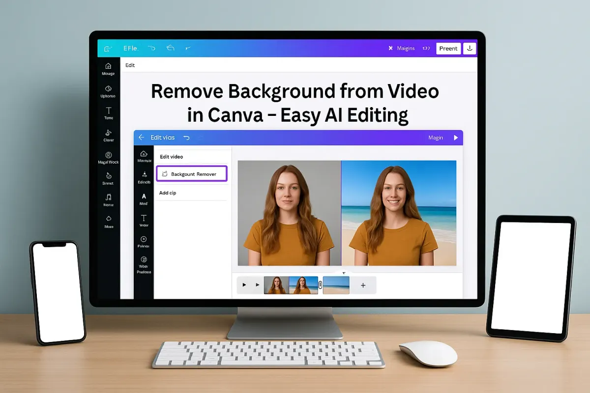 Canva में वीडियो से बैकग्राउंड कैसे हटाएं: आसान गाइड
