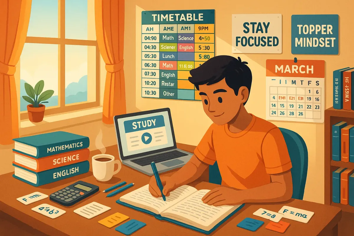 Topper’s Study Plan for Class 10th and 12th Board Exams