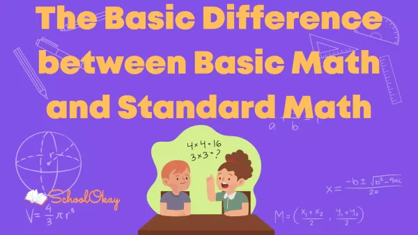 The Basic Difference between Basic Math and Standard Math