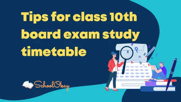 Class 10th Study Timetable
