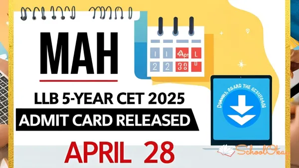 MAH LLB 5-Year CET 2025 Admit Card Released