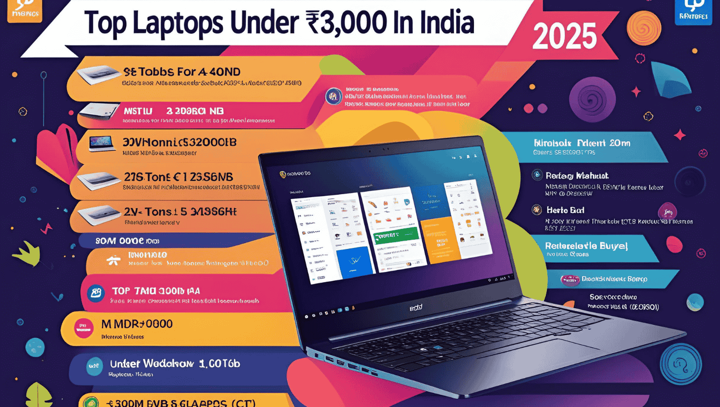 List of Laptops Under ₹30,000 in India (2025) 
